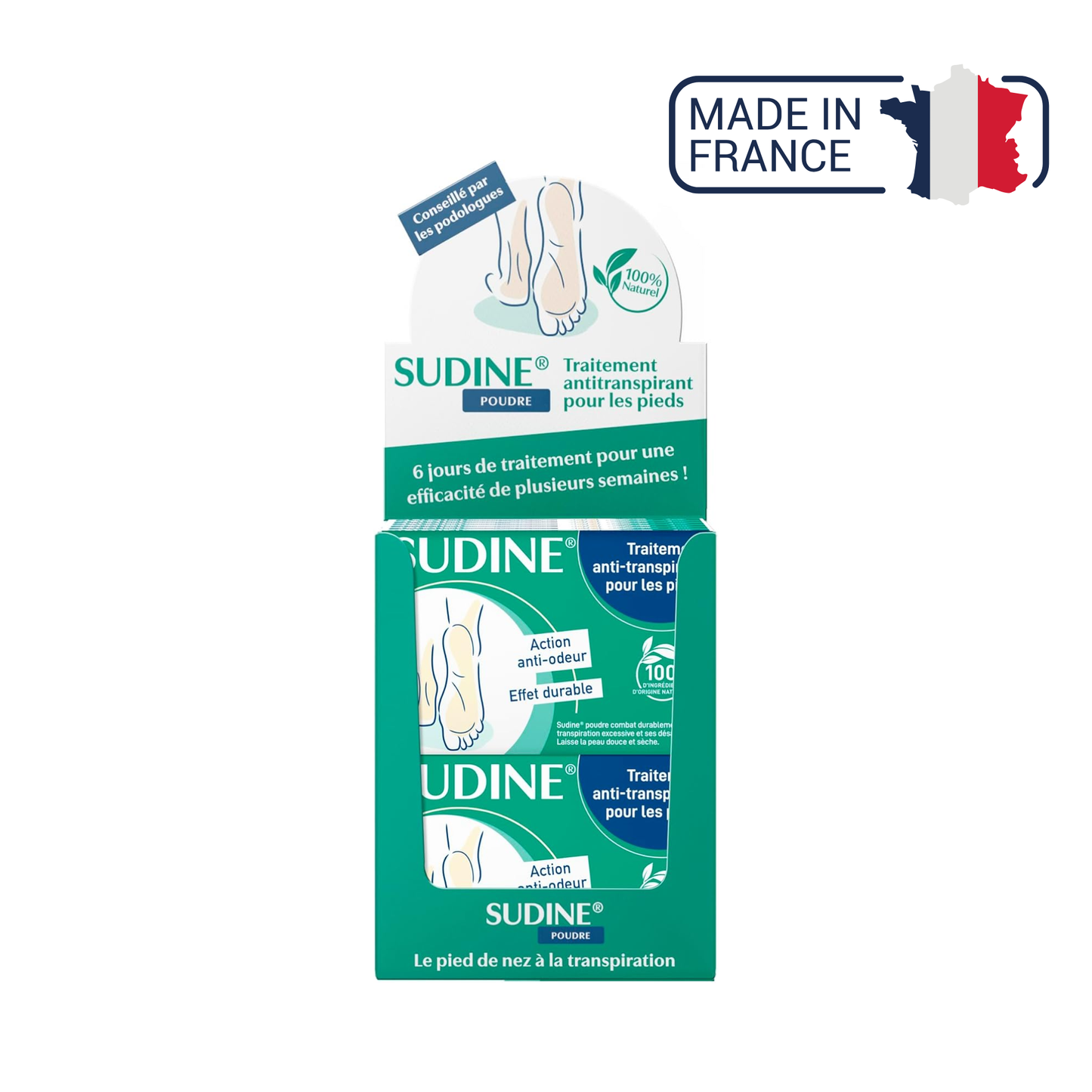 Sudine - Antiperspirant Foot Treatment Powder